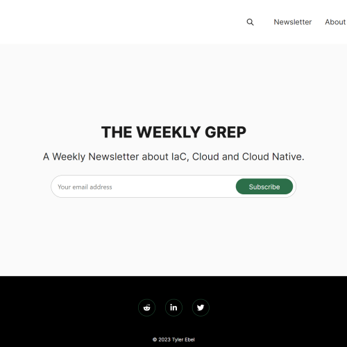 The Weekly Grep